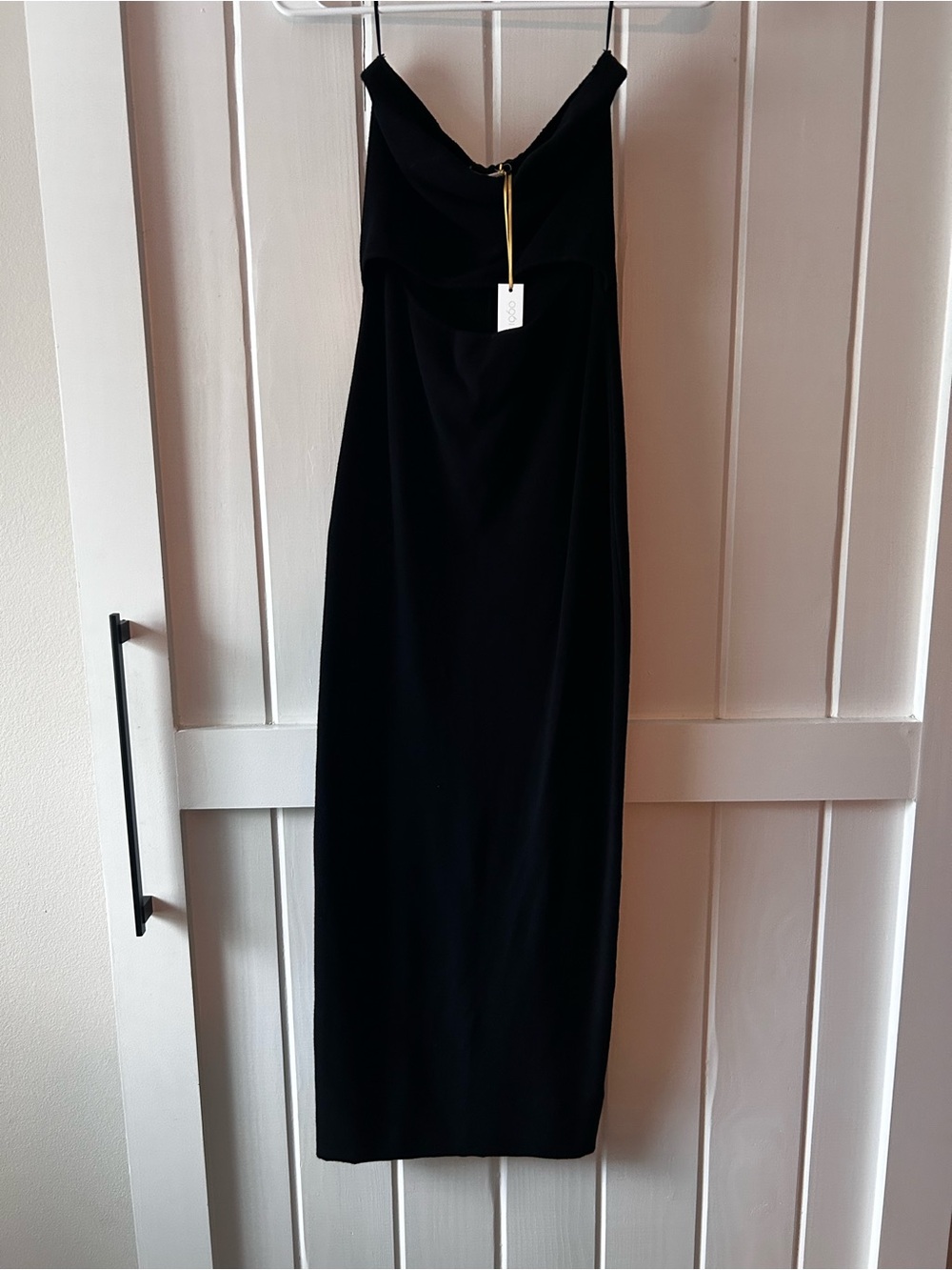 House of Harlow 1960 | Black Strapless Cowl Maxi Dress - Picture 6 of 9